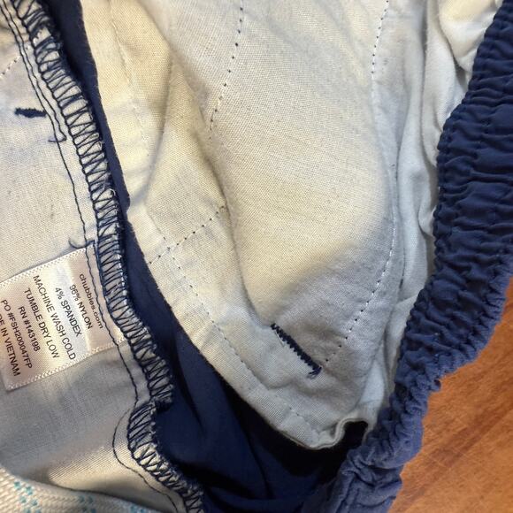Chubbies Mens Shorts XL 6" inseam Nylon Casual Drawstring Beach Blue XX26 - Picture 5 of 6
